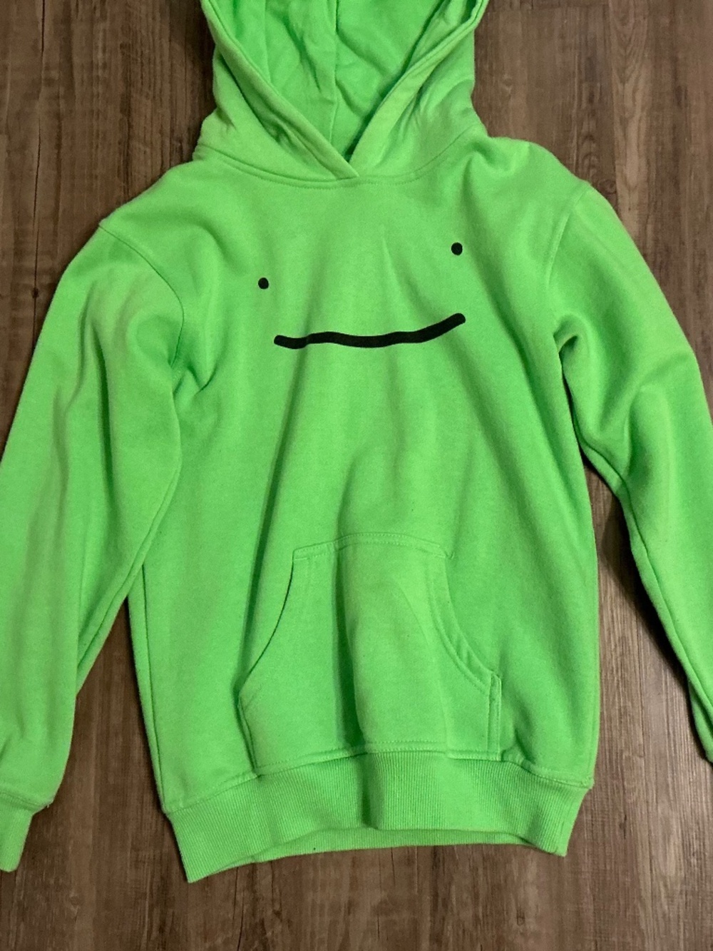 Dream brand lime green pullover hoodie, size L